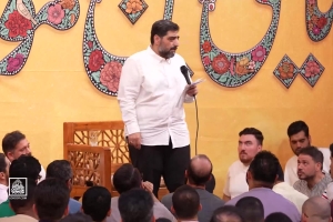 تو دین من و ایمان منی - دانلود ویدیو کلیپ مدح و شعرخوانی ولادت امام رضا 1404 حاج سید مجید بنی فاطمه