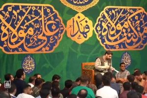 مدح خوانی - جشن عید غدیر 1402 - سید مجید بنی فاطمه
