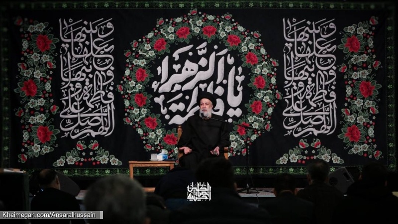 گزارش تصویری روز دوم مراسم شهادت حضرت زهرا (س) فاطمیه 1446 1403 - حسینیه انصارالحسین (ع)
