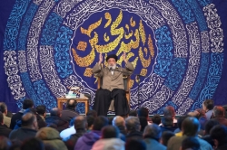 تصویر مراسم جشن اعیاد شعبانیه ولادت سرداران کربلا 1404 محمد فصولی محمد جنامی حسینیه انصارالحسین (ع)
