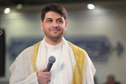 تصویر مراسم جشن اعیاد شعبانیه ولادت سرداران کربلا 1404 محمد فصولی محمد جنامی حسینیه انصارالحسین (ع)