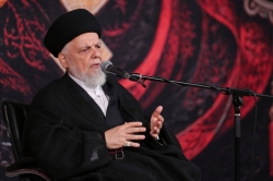 تصویر مراسم عزاداری صبح دهه اول محرم 1405 1448 حسینیه انصارالحسین علیه السلام