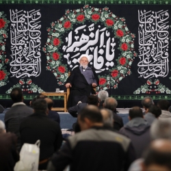 تصویر روز اول مراسم شهادت حضرت زهرا ۱۴۰۵ فاطمیه حسینیه انصارالحسین تهران