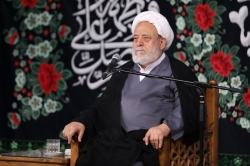 تصویر روز اول مراسم شهادت حضرت زهرا ۱۴۰۵ فاطمیه حسینیه انصارالحسین تهران
