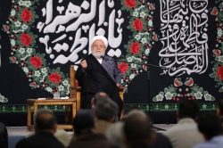 تصویر روز دوم مراسم شهادت حضرت زهرا ۱۴۰۵ فاطمیه حسینیه انصارالحسین تهران