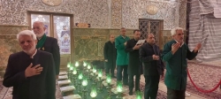 مراسم آیینی صفه خوانی درحرم مطهرخواهرامام رضا علیه السلام