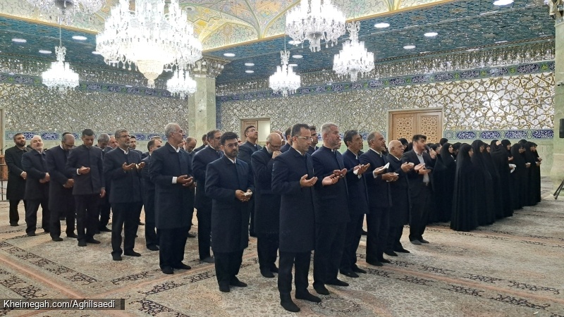 غبارروبی حرم حضرت معصومه سلام الله