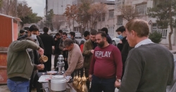 برپایی ایستگاه صلواتی به مناسبت شهادت فاطمه زهرا