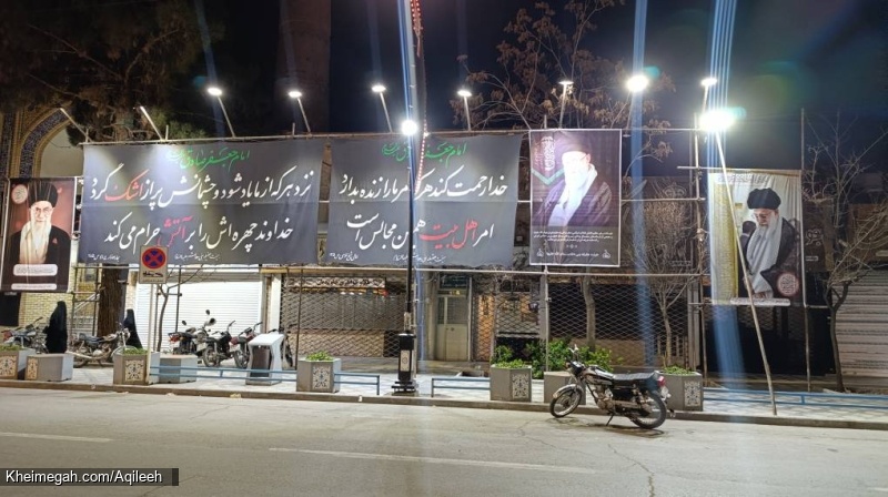 گزارش تصویری از آذین بندی و سیاه پوشی سطح شهر