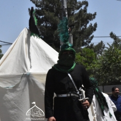 هیئت امیرالمؤمنین علی ابن ابیطالب علیه السلام خیمه سوزان ظهرعاشورا
