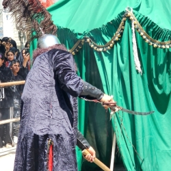 هیئت امیرالمؤمنین علی ابن ابیطالب علیه السلام خیمه سوزان ظهرعاشورا
