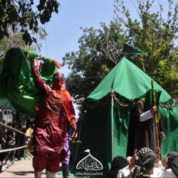 هیئت امیرالمؤمنین علی ابن ابیطالب علیه السلام خیمه سوزان ظهرعاشورا