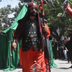 هیئت امیرالمؤمنین علی ابن ابیطالب علیه السلام خیمه سوزان ظهرعاشورا