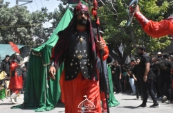 هیئت امیرالمؤمنین علی ابن ابیطالب علیه السلام خیمه سوزان ظهرعاشورا