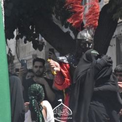 هیئت امیرالمؤمنین علی ابن ابیطالب علیه السلام خیمه سوزان ظهرعاشورا