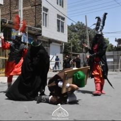 هیئت امیرالمؤمنین علی ابن ابیطالب علیه السلام خیمه سوزان ظهرعاشورا