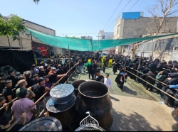 هیئت امیرالمؤمنین علی ابن ابیطالب علیه السلام خیمه سوزان ظهرعاشورا