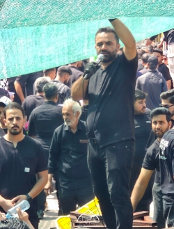 هیئت امیرالمؤمنین علی ابن ابیطالب علیه السلام خیمه سوزان ظهرعاشورا