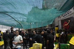 هیئت امیرالمؤمنین علی ابن ابیطالب علیه السلام خیمه سوزان ظهرعاشورا