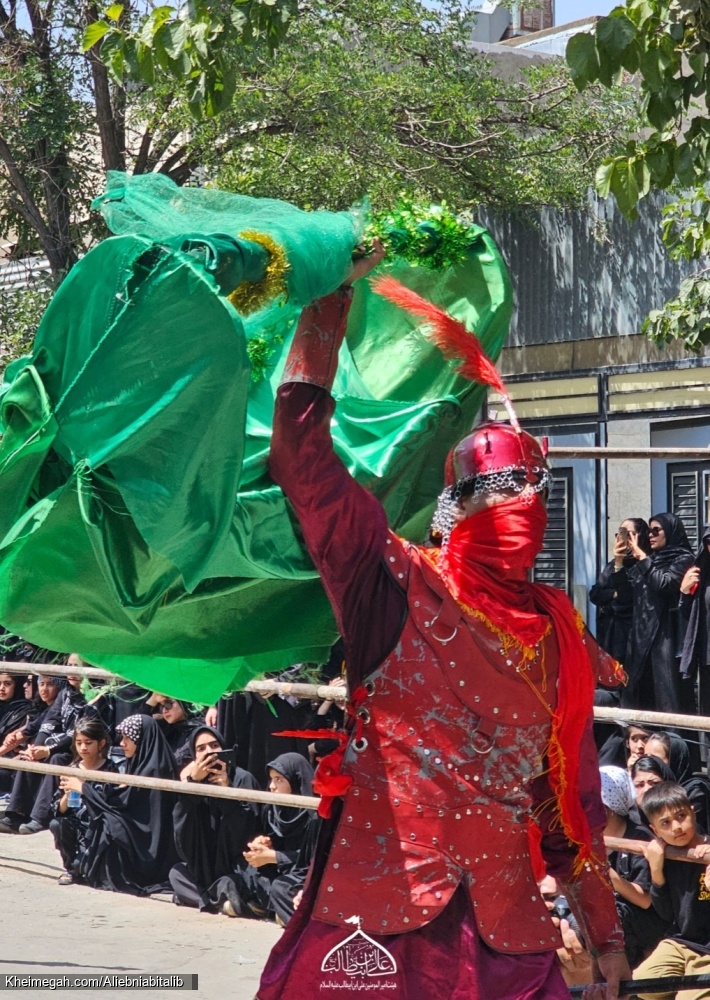 هیئت امیرالمؤمنین علی ابن ابیطالب علیه السلام خیمه سوزان ظهرعاشورا