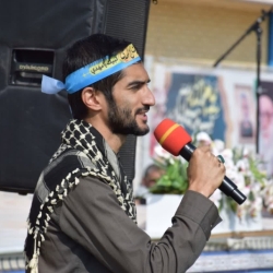 اجرای کربلایی محمد کاویان در مراسم 13 آبان