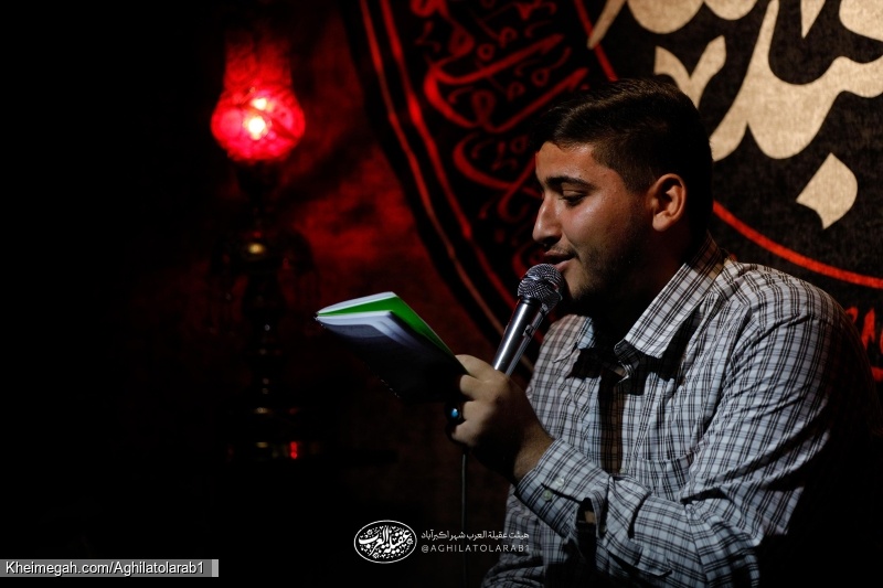 کربلایی محمد هادی قربانزاده ـ مراسم هفتگی هیئت عقیله العرب (س) شهر اکبرآباد
