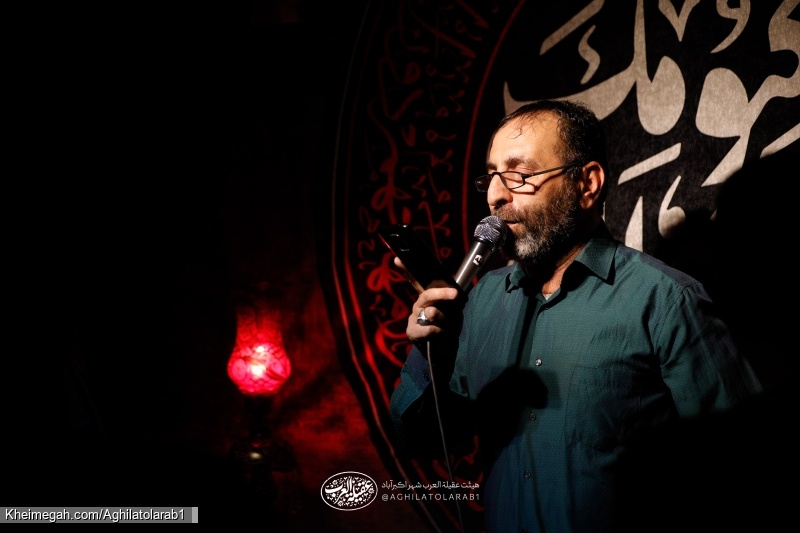 کربلایی علی فرهمند ـ مراسم هفتگی هیئت عقیله العرب (س) شهر اکبرآباد