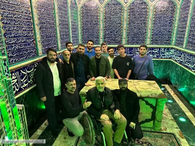 حاج امیر عباسی و کربلایی احسان دانش سرداب امام زاده صالح تهران