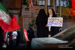 تجمع انقلابی ایستگاه طاق تبریز