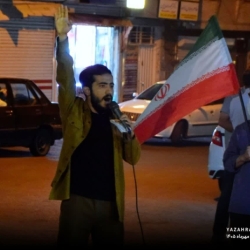 تجمع انقلابی ایستگاه طاق تبریز
