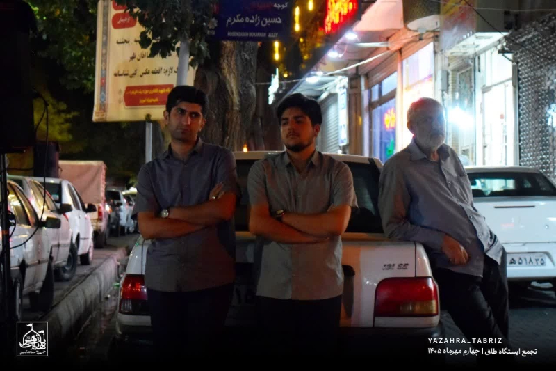 تجمع انقلابی ایستگاه طاق تبریز