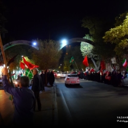 تجمع انقلابی ایستگاه طاق تبریز