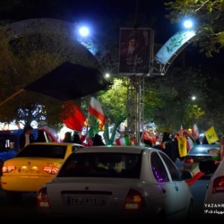 تجمع انقلابی ایستگاه طاق تبریز