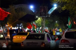 تجمع انقلابی ایستگاه طاق تبریز