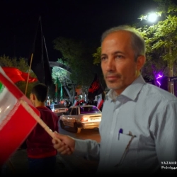 تجمع انقلابی ایستگاه طاق تبریز