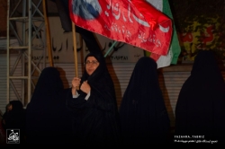 تجمع انقلابی ایستگاه طاق تبریز