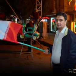 تجمع انقلابی ایستگاه طاق تبریز