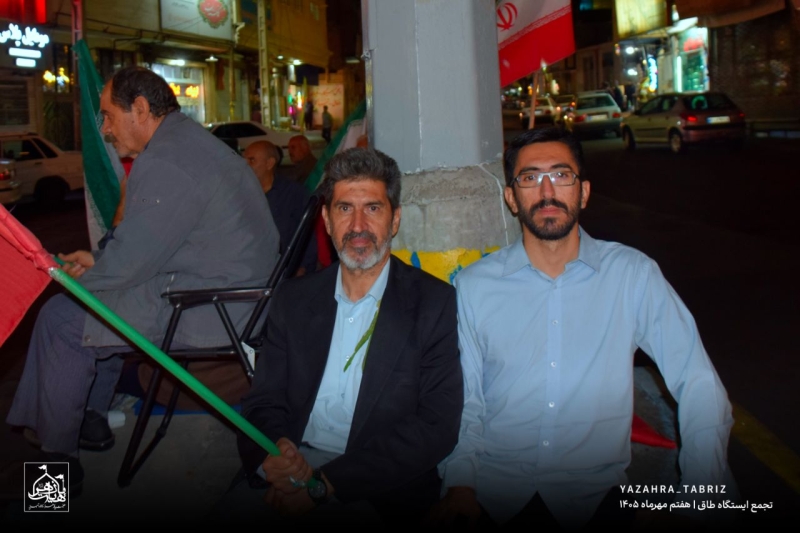 تجمع انقلابی ایستگاه طاق تبریز