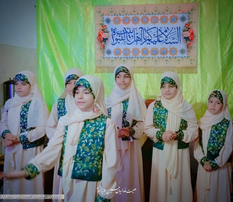 گزارش تصویری ولادت حضرت زینب(س) ۱۴۰۴ - گروه سرود دختران مهنا - هیئت فدائیان حسین (ع) گنبدکاووس