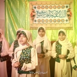 گزارش تصویری ولادت حضرت زینب(س) ۱۴۰۴ - گروه سرود دختران مهنا - هیئت فدائیان حسین (ع) گنبدکاووس