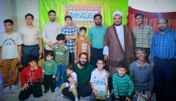گزارش تصویری ولادت حضرت زینب(س) ۱۴۰۴ - عکس دسته جمعی و یادگاری - هیئت فدائیان حسین (ع) گنبدکاووس