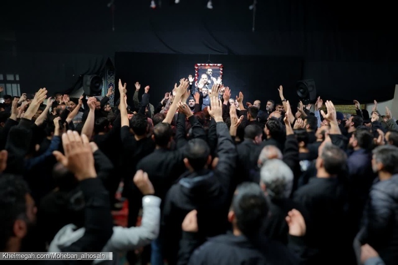 مراسم تشییع پیکر ذاکر با اخلاص خادم الحسین کربلایی علی کلهری