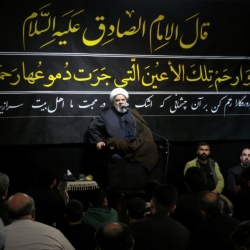 مراسم چهلمین روز عروج ذاکر اهل بیت کربلایی علی کلهری
