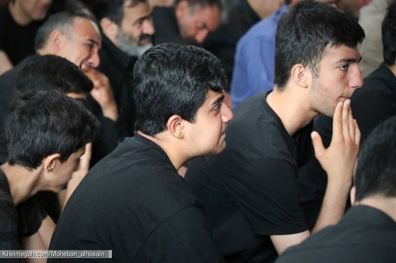 مراسم چهلمین روز عروج ذاکر اهل بیت کربلایی علی کلهری