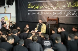 مراسم چهلمین روز عروج ذاکر اهل بیت کربلایی علی کلهری