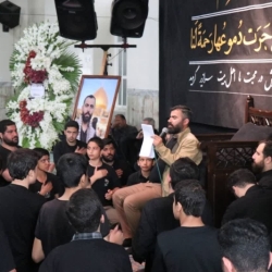 مراسم چهلمین روز عروج ذاکر اهل بیت کربلایی علی کلهری