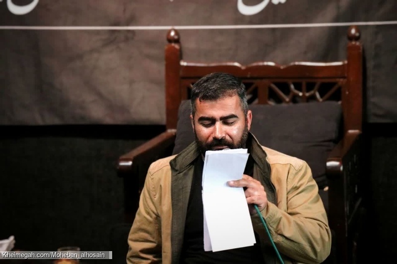 مراسم چهلمین روز عروج ذاکر اهل بیت کربلایی علی کلهری