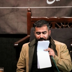 مراسم چهلمین روز عروج ذاکر اهل بیت کربلایی علی کلهری