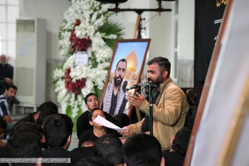 مراسم چهلمین روز عروج ذاکر اهل بیت کربلایی علی کلهری