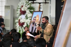 مراسم چهلمین روز عروج ذاکر اهل بیت کربلایی علی کلهری